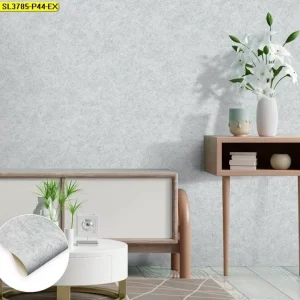 วอลเปเปอร์ติดผนังลายปูนเปลือยสีเทา No.SL3785