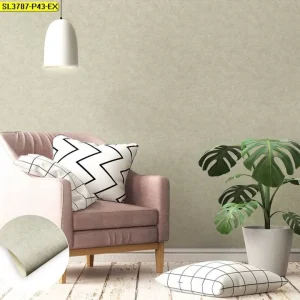 วอลเปเปอร์ติดผนังลายปูนเปลือยสีน้ำตาลอ่อน No.SL3787