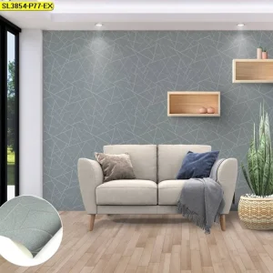 วอลเปเปอร์ติดผนังลายกราฟิกสีหิน No.SL3854