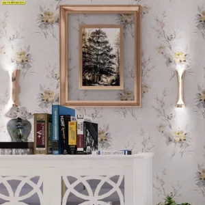 วอลเปเปอร์ลายดอกกุหลาบสีเหลือง No.YS-981102