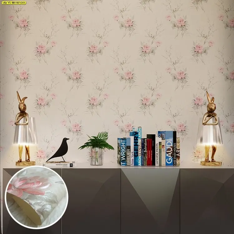 วอลเปเปอร์ลายกุหลาบสีแดง No.YS-981107