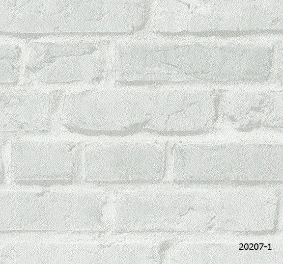 วอลเปเปอร์ ลายอิฐสีเทา No.20207-1