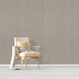 วอลเปเปอร์ลายเส้นขนแปรง สีน้ำตาล No.26813