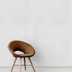 วอลเปเปอร์ลายเส้นตารางสีขาว No.26879