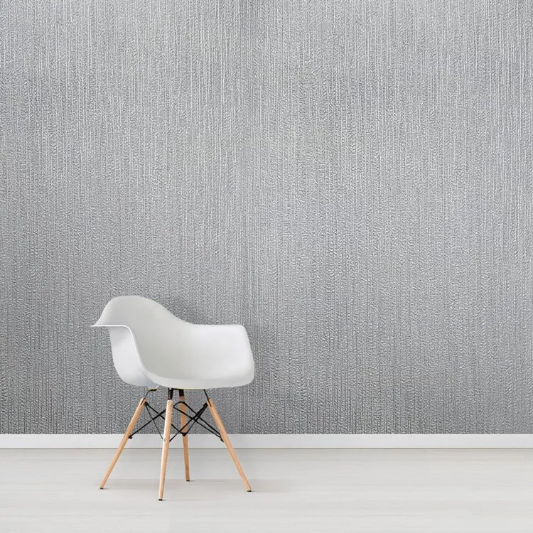 วอลเปเปอร์ลายผ้าสีเทาน้ำตาล No.26903