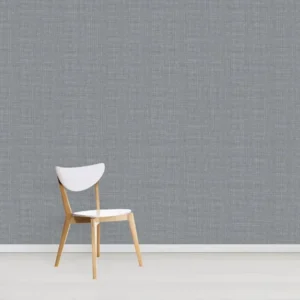 วอลเปเปอร์ลายผ้ากระสอบสีน้ำตาลเทาเข้ม No.26945