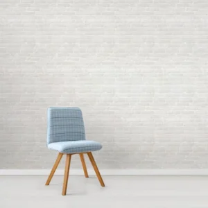 วอลเปเปอร์ลายอิฐ สีขาวเทาอ่อน No.26967