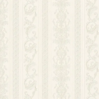 วอลเปเปอร์หลุยส์ลายทาง โทนสีขาว No.33547-1
