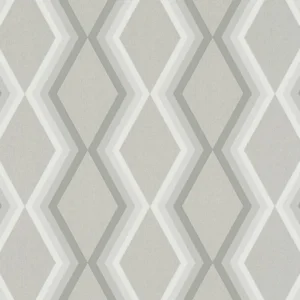 วอลเปเปอร์ลายซิกแซก เทาอ่อน  No.36262-3