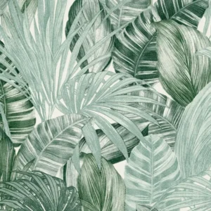 วอลเปเปอร์ลายใบไม้ทรอปิคอล No.36820-1