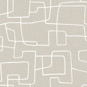 วอลเปเปอร์สไตล์โมเดิร์น ลายเส้น สีเทาเข้ม No.4038-3