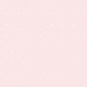 วอลเปเปอร์ลายจุดสีขาว พื้นสีชมพู No.5141-3