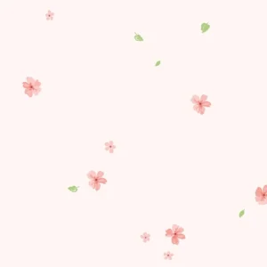 วอลเปเปอร์ลายดอกไม้สีชมพู พื้นชมพู No.5146-2