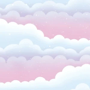 วอลเปเปอร์ลายท้องฟ้า เมฆ หลากสี No.5149-1