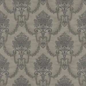 วอลเปเปอร์ลายหลุยส์สีน้ำตาลเทา No.514933