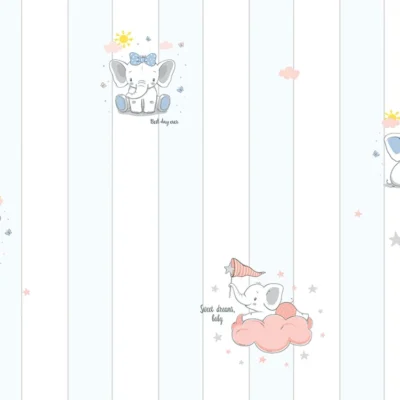 วอลเปเปอร์ห้องเด็กลายช้าง No.5153-2