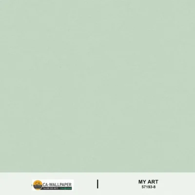 วอลเปเปอร์สีเขียวอ่อน พาสเทล No.57193-8