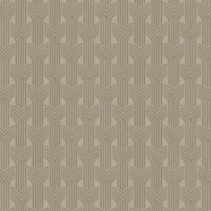 วอลเปเปอร์โมเดิร์นตาข่ายสีน้ำตาล No.65448-2