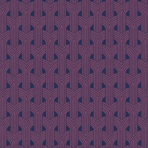 วอลเปเปอร์โมเดิร์นตาข่ายสีม่วง No.65448-3