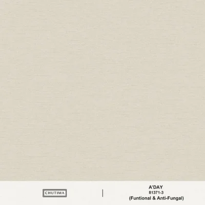วอลเปเปอร์ลายผ้า สีเทา No.81371-3
