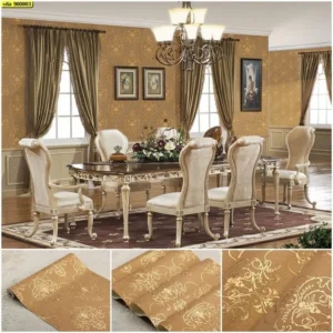 วอลเปเปอร์ลายหลุยส์สีน้ำตาล No.900803