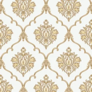 วอลเปเปอร์ลายหลุยส์สีทอง No.AW17-1