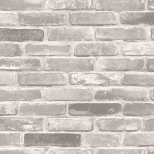 วอลเปเปอร์ลายอิฐ สีเทา No.AW60-92
