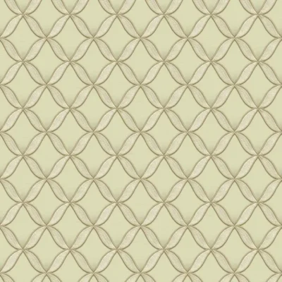 วอลเปเปอร์ลายตาข่ายสีเขียวอ่อน เท็กเจอร์ผ้าปัก No.FT221225