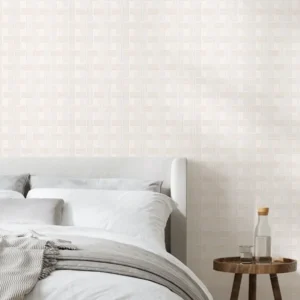 วอลเปเปอร์โมเดิร์นตาข่าย สีครีมปนน้ำตาล No.T1091-01