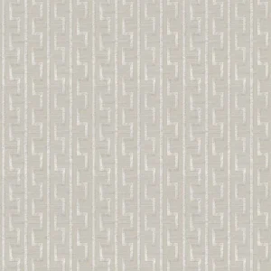 วอลเปเปอร์ลายเส้น เท็กเจอร์ผ้าปัก พื้นเทา No.WT1802-1