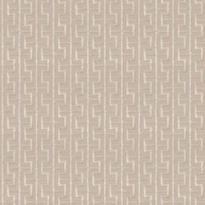 วอลเปเปอร์ลายเส้น เท็กเจอร์ผ้า พื้นครีมชมพู No.WT1802-2