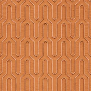 วอลเปเปอร์ลายกราฟฟิก เท็กเจอร์ผ้า พื้นสีส้ม No.WT1804-5