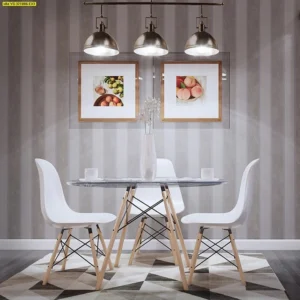 วอลเปเปอร์ลายทางสีน้ำตาล No.YS-321006