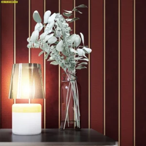 วอลเปเปอร์ลายทางสีแดง No.YS-321008