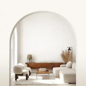 วอลเปเปอร์สีขาว หน้ากว้าง 1 เมตร No.34526-1