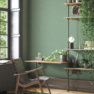 วอลเปเปอร์ลายผ้าสีเขียว No.34539-5