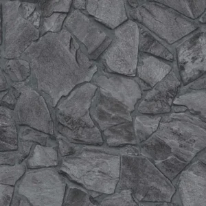 วอลเปเปอร์ลายหิน สีเทาดำ No.3893-67