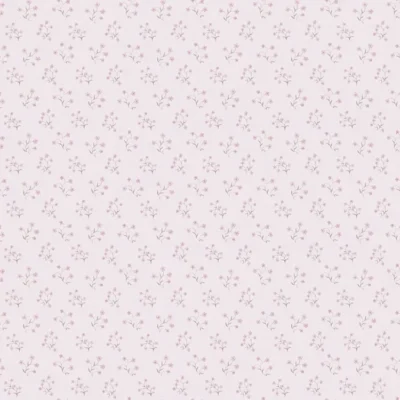 วอลเปเปอร์ลายดอกไม้มินิมอล สีชมพู No.39074-3