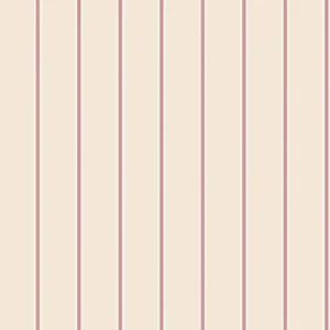 วอลเปเปอร์ลายทาง เส้นสีชมพูและสีขาว No.8381