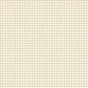 วอลเปเปอร์ลายสก๊อต พื้นสีขาว เส้นสีน้ำตาลเบจ No.8391