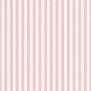 วอลเปเปอร์ลายทางขนาด 1.6 CM สีชมพูสลับสีขาว No.84052