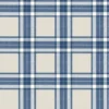 วอลเปเปอร์ลายสก๊อต สีน้ำเงินครีม No.84058