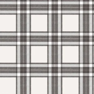 วอลเปเปอร์ลายสก๊อต สีดำขาว No.84059