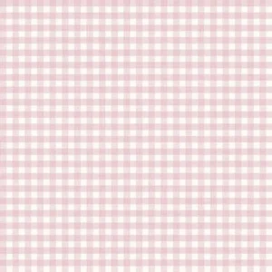 วอลเปเปอร์ลายตารางสก๊อต สีชมพูขาว No.84067