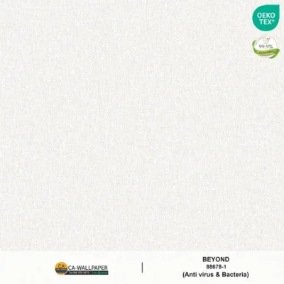 วอลเปเปอร์สีขาวครีม No.88678-1