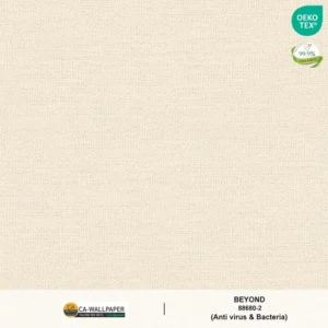 วอลเปเปอร์สีพื้นครีมส้ม กลิตเตอร์เงิน เท็กเจอร์ผ้าทวิต No.88680-2
