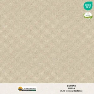 วอลเปเปอร์สีพื้นน้ำตาล กลิตเตอร์เงิน เท็กเจอร์ผ้าทวิต No.88682-4