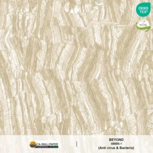 วอลเปเปอร์ลายหินอ่อน สีครีม พิงค์โกล์ด No.88685-1