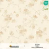 วอลเปเปอร์สีครีมอ่อนแทรกสีทอง เท็กเจอร์ผ้า No.88686-2
