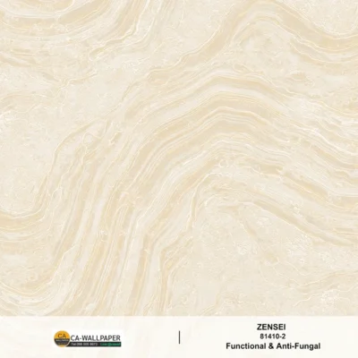 วอลเปเปอร์ลายหินอ่อน Luxury สีครีม 81410-2